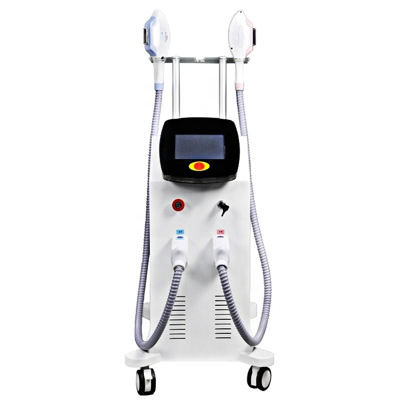 420nm-1200nm IPL SHR OPT Hair Removal Machine With Two Handles